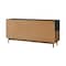 Armen Living Amigo Black Veneer and Walnut Wood Buffet LCAGBUWA - alternate 5